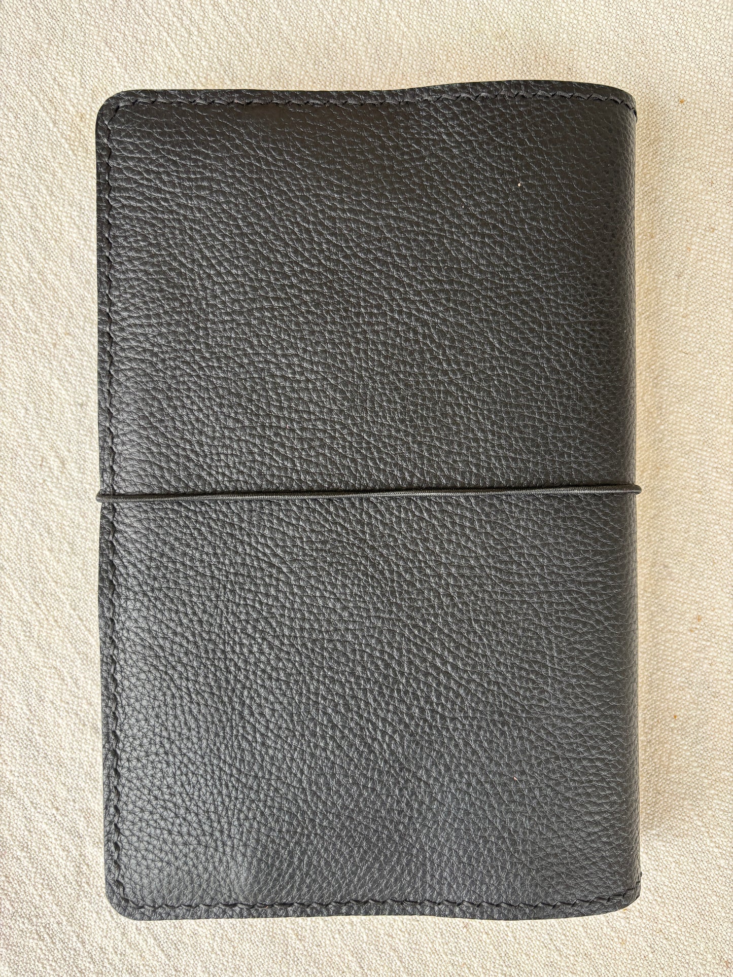 Moleskine Expanded Leather Book Cover, Pebbled Black