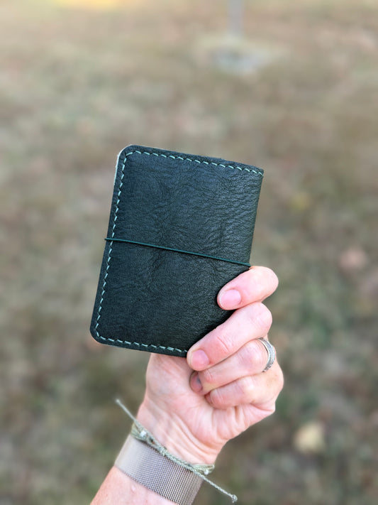 A7 Leather Book Cover, Hermann Oak Heritage: Thyme