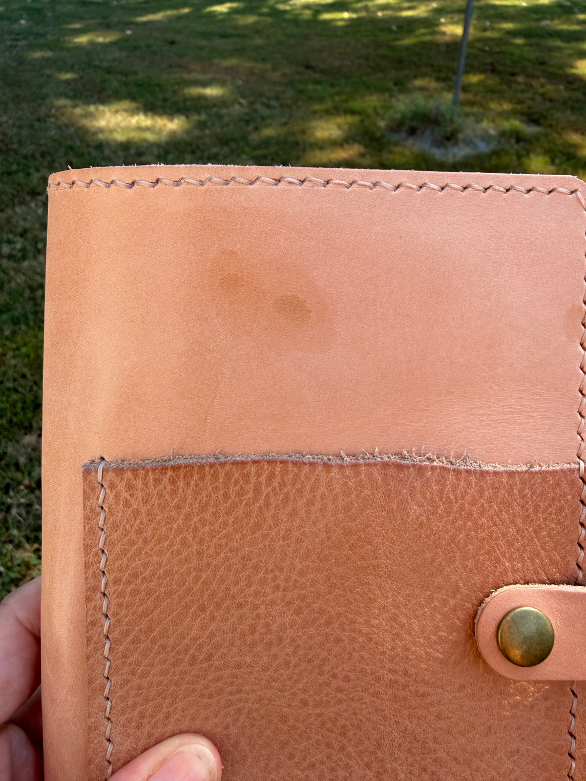 Sale!  B6 Slim (Sterling Ink) Leather Book Cover, Toasted Marshmallow
