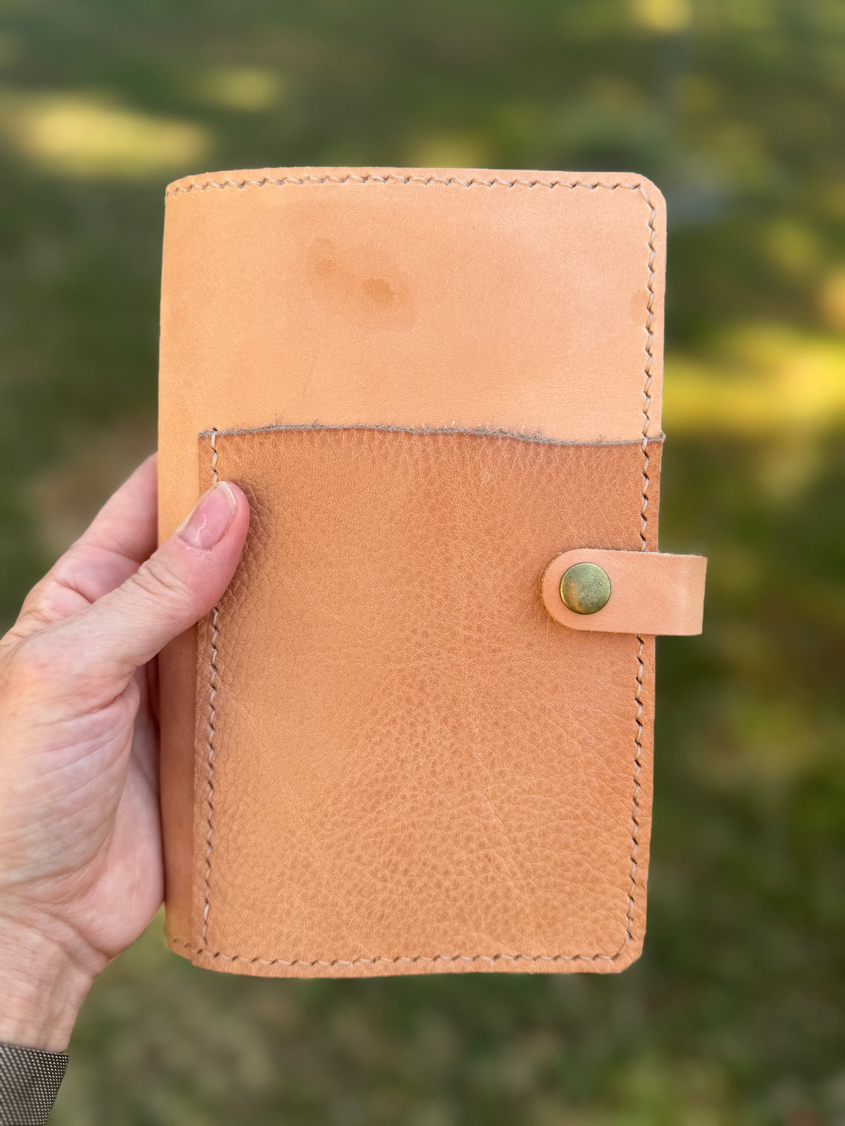 Sale!  B6 Slim (Sterling Ink) Leather Book Cover, Toasted Marshmallow