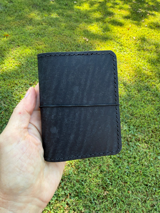 A7 Leather Book Cover, Pueblo Black
