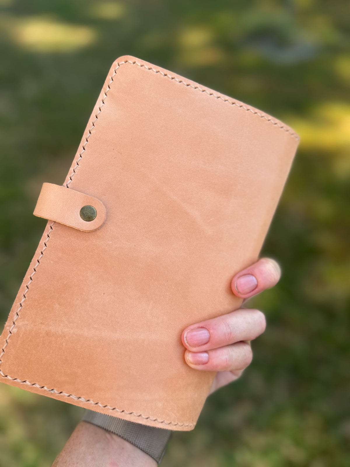 Sale!  B6 Slim (Sterling Ink) Leather Book Cover, Toasted Marshmallow