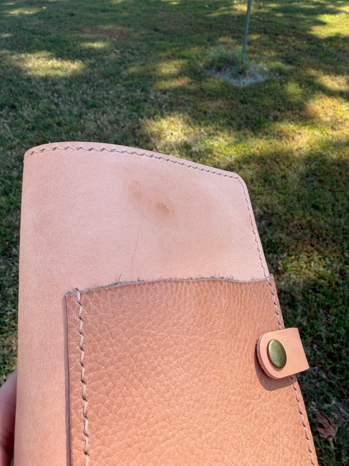 Sale!  B6 Slim (Sterling Ink) Leather Book Cover, Toasted Marshmallow