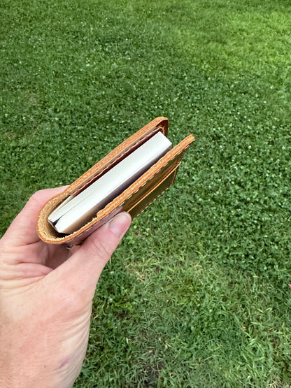 A7 Leather Book Cover, Wyatt Tan