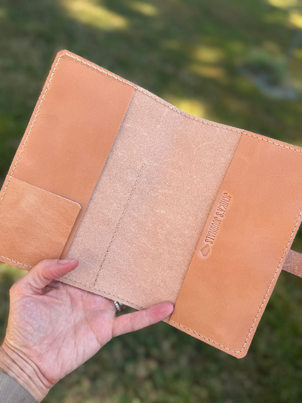 Sale!  B6 Slim (Sterling Ink) Leather Book Cover, Toasted Marshmallow