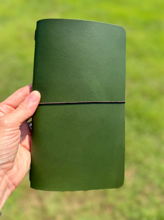 Traveler's Notebook, Minerva Smooth, Emerald
