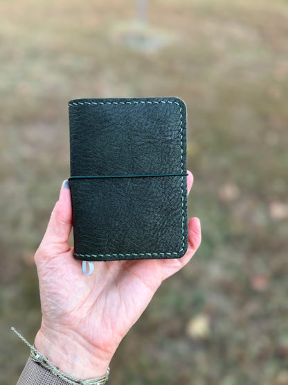 A7 Leather Book Cover, Hermann Oak Heritage: Thyme