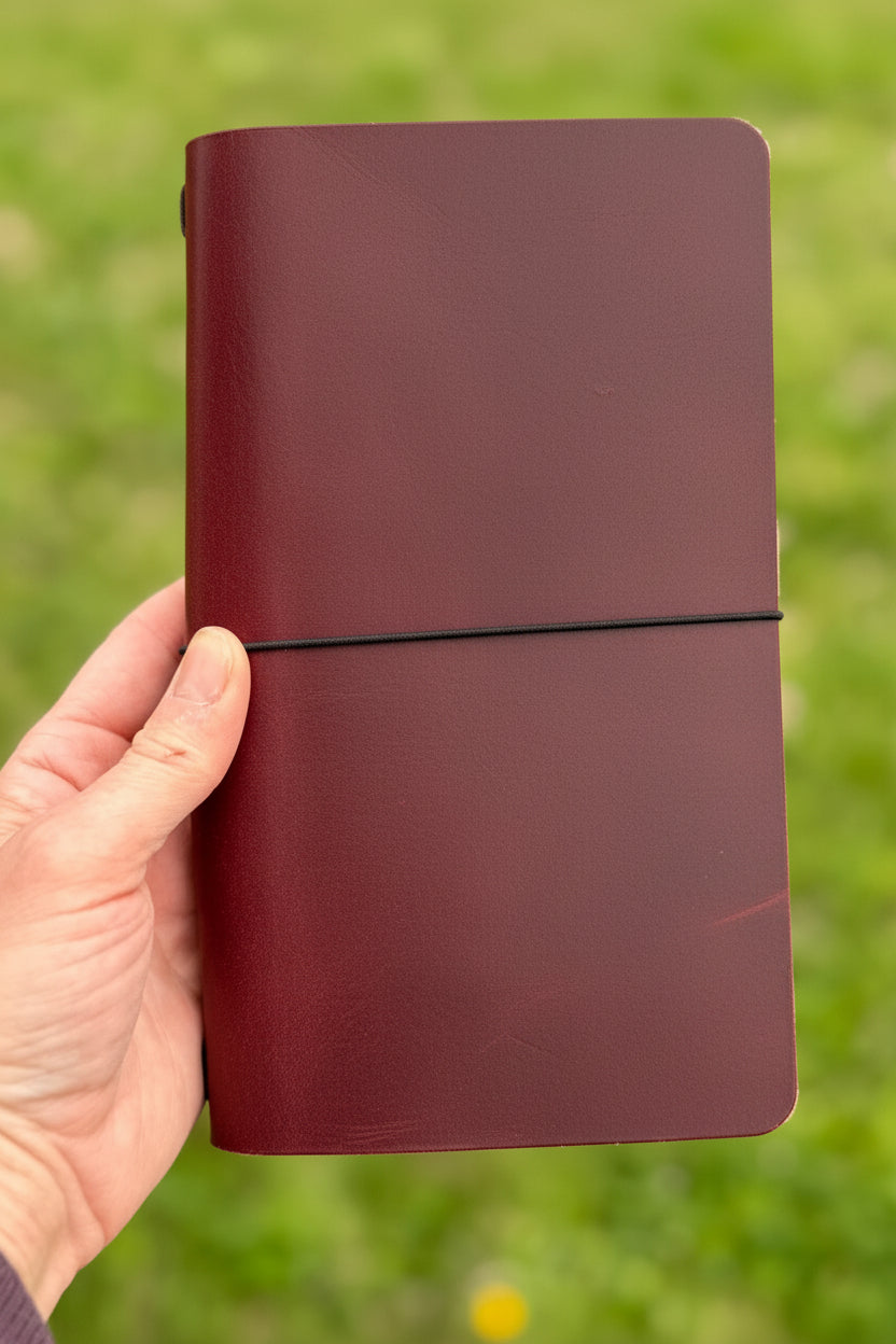 Traveler's Notebook, Burgundy