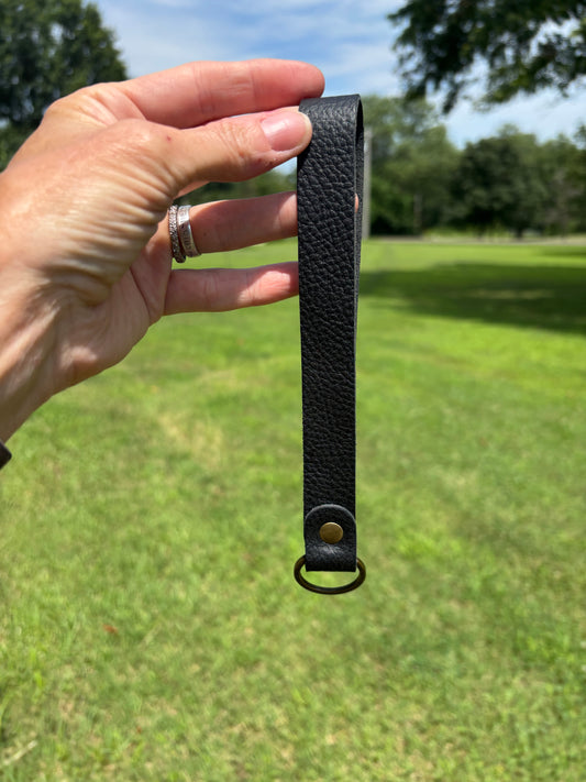 Leather Key Fob Wristlet