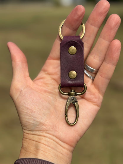 Leather Key Fob