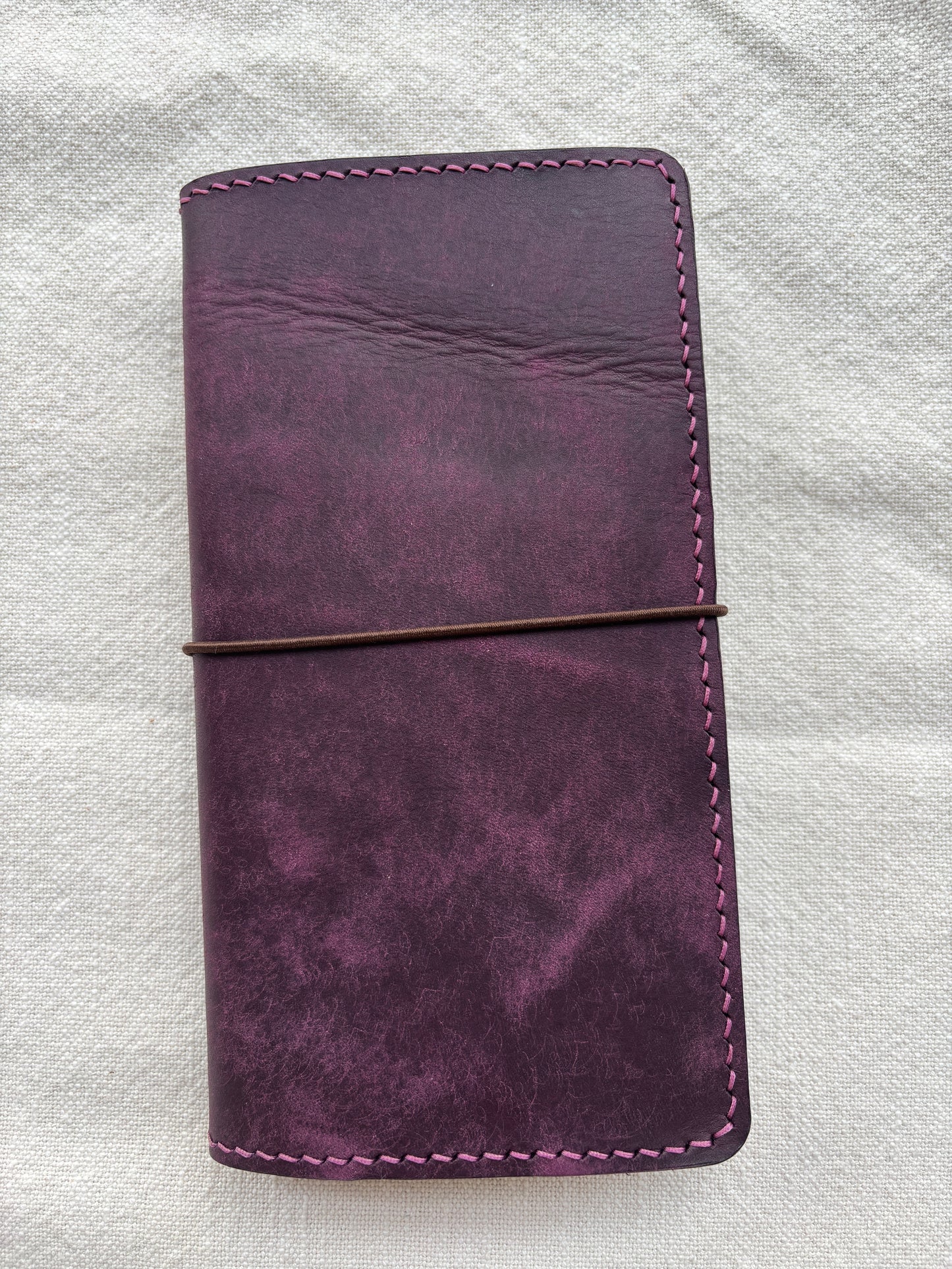 WeeksLeather Traveler's Notebook, Pueblo Purple