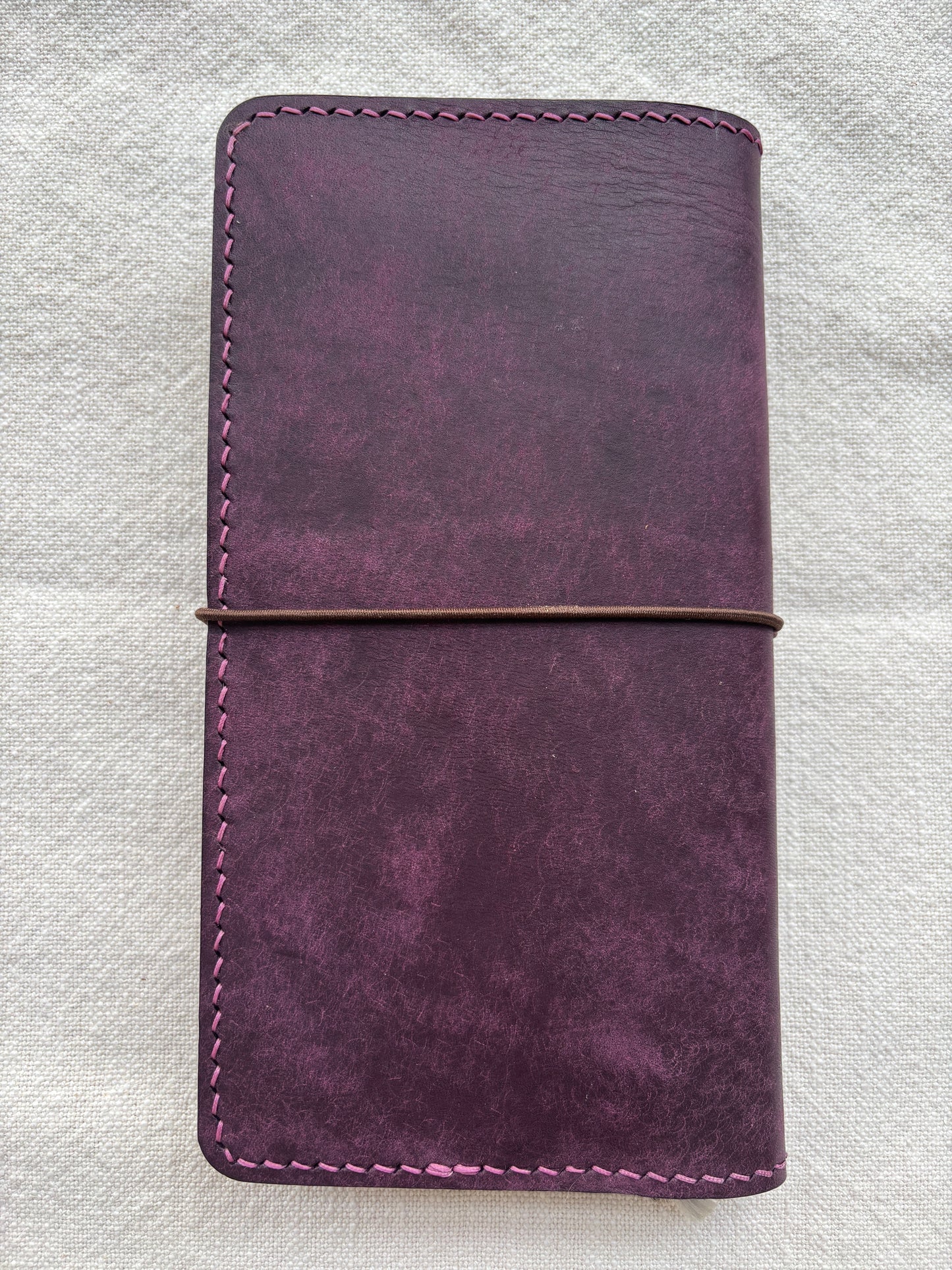 WeeksLeather Traveler's Notebook, Pueblo Purple