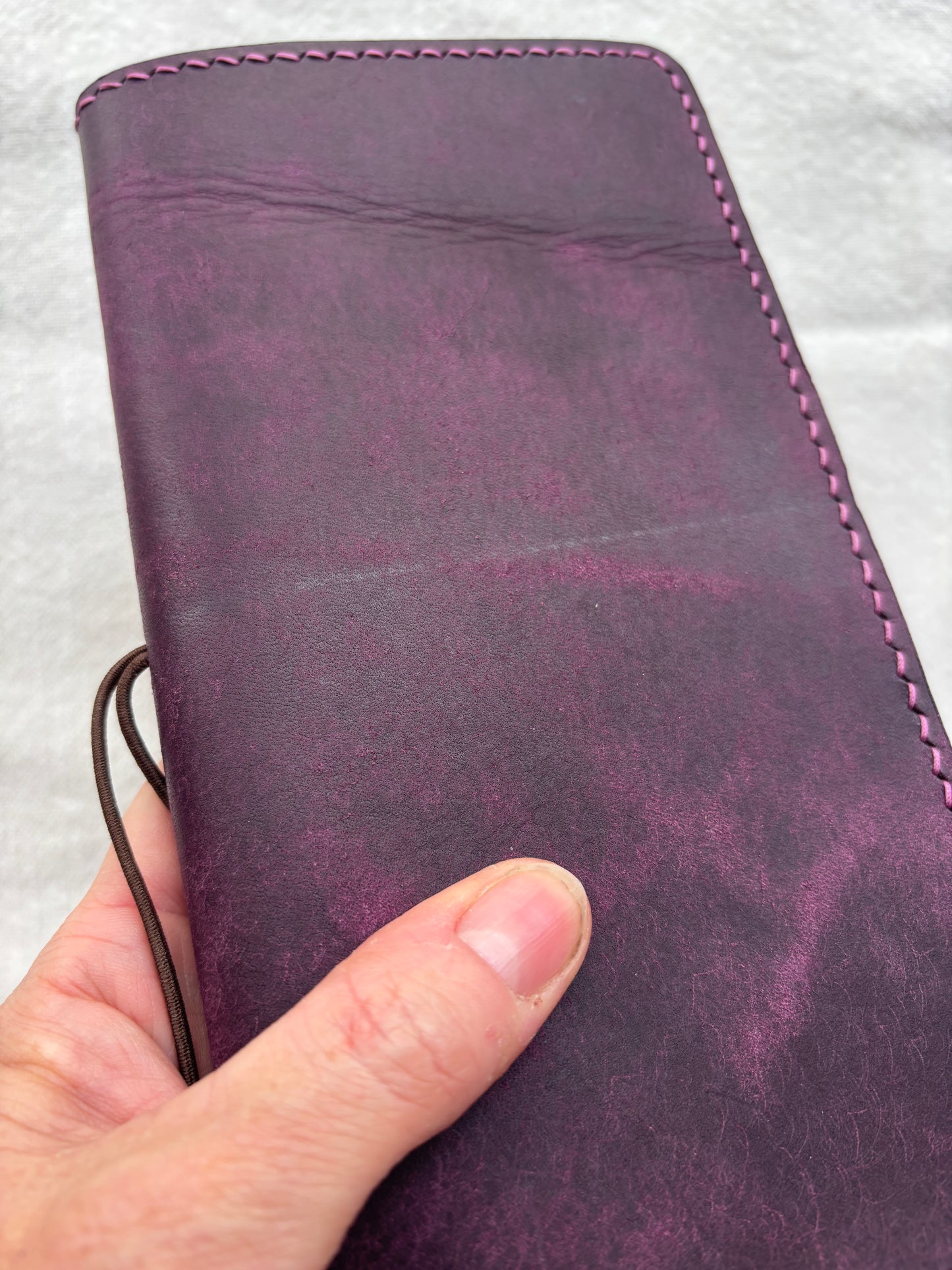 WeeksLeather Traveler's Notebook, Pueblo Purple