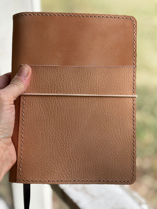 Sterling Ink B6 Complete Planner Leather Book Cover, Toasted Marshmallow