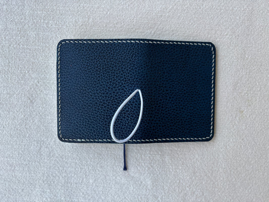 A7 Leather Book Cover, Dollaro Blue