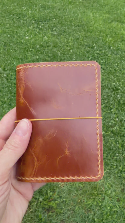 A7 Leather Book Cover, Wyatt Tan