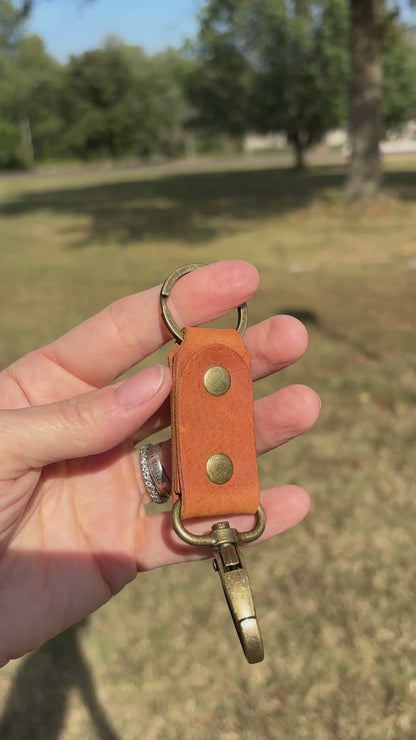Leather Key Fob