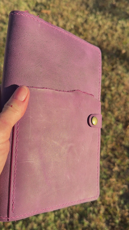 Moleskine Expanded Leather Book Cover, Redrock: Grape